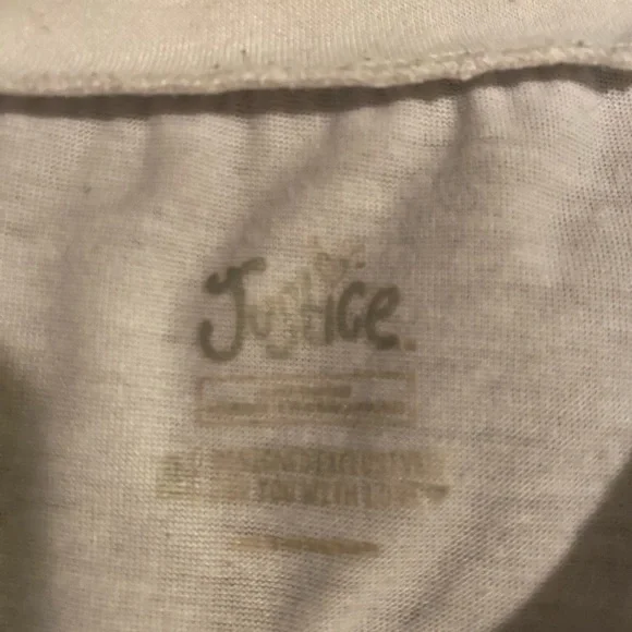 Justice girls "Currently Offline" t shirt sz 8 - Picture 5 of 5